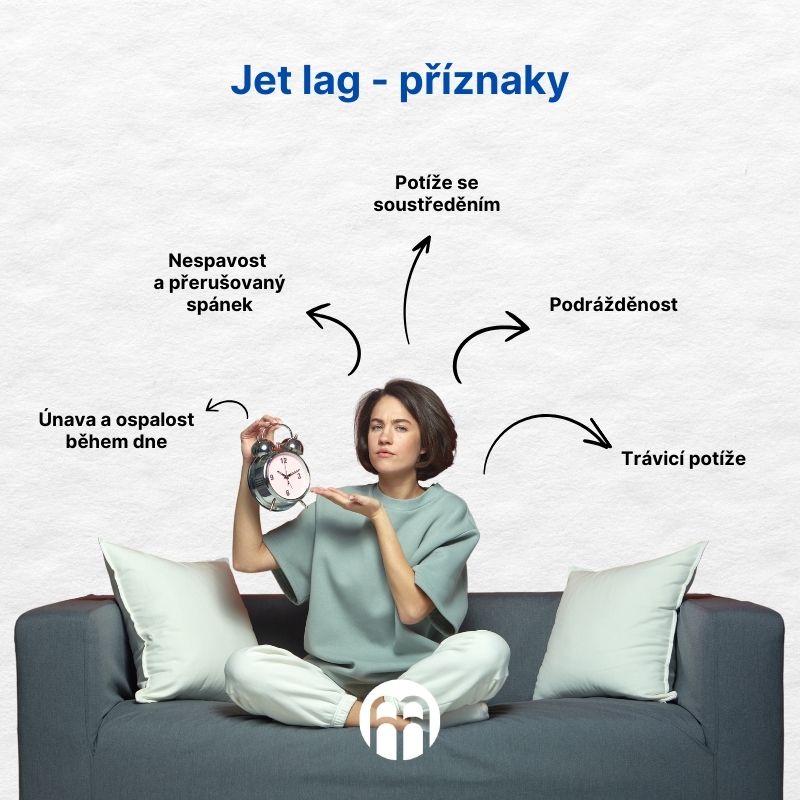 Jet lag - příznaky